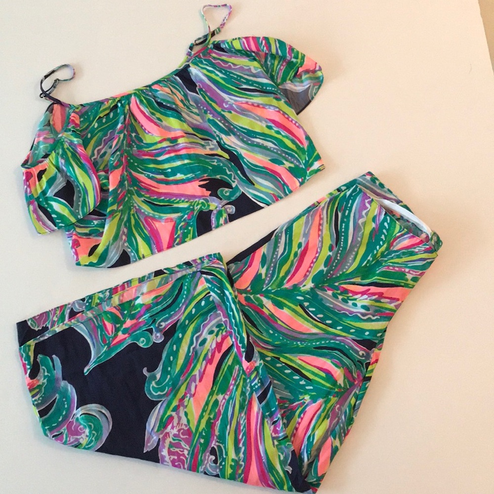 NWT Lilly Pulitzer Posy Set 2-Piece Size 0
